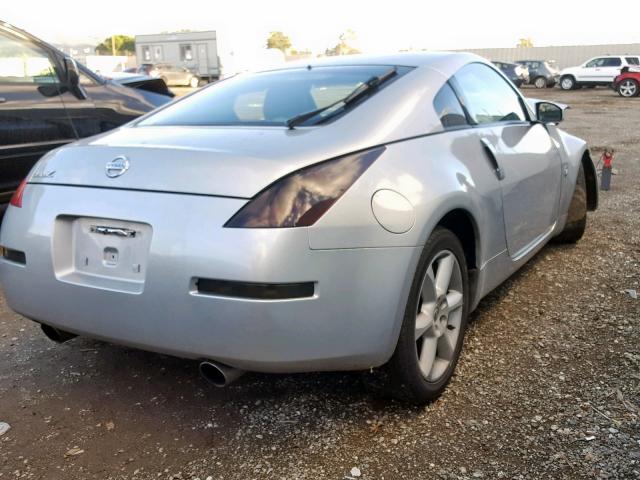 JN1AZ34E24M154020 - 2004 NISSAN 350Z COUPE SILVER photo 4