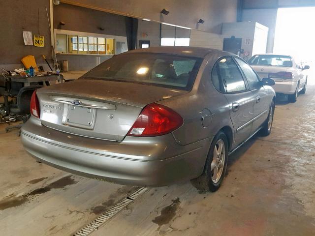 1FAFP55243A222302 - 2003 FORD TAURUS SES GREEN photo 4