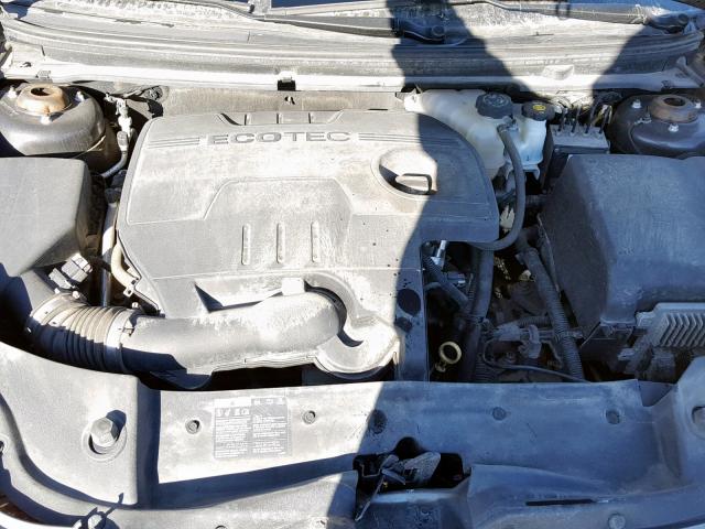 1G1ZC5EB7AF229353 - 2010 CHEVROLET MALIBU 1LT CHARCOAL photo 7