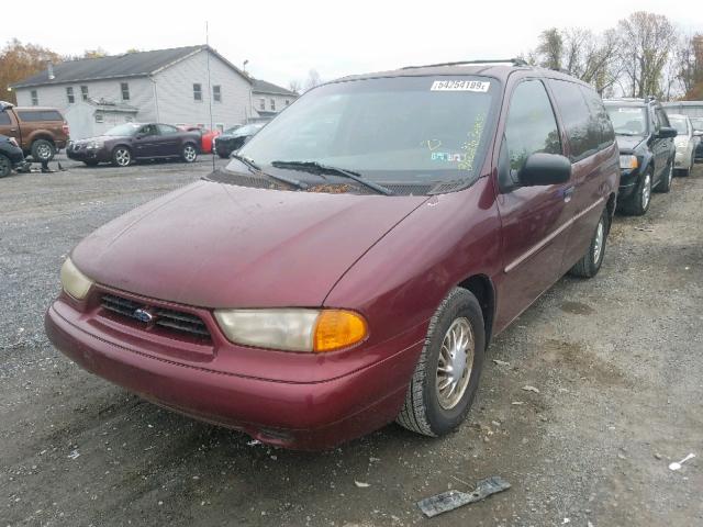 2FMZA5143WBE45628 - 1998 FORD WINDSTAR W RED photo 2