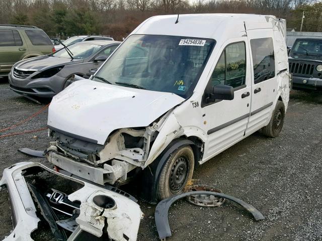 NM0LS6BN2AT034361 - 2010 FORD TRANSIT CO WHITE photo 2