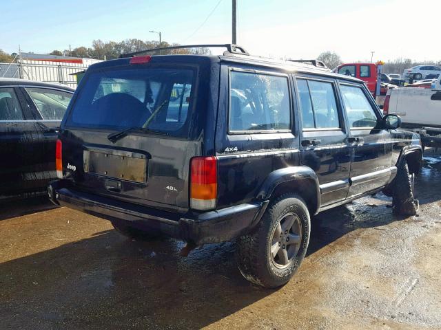 1J4FF68S4XL513143 - 1999 JEEP CHEROKEE S BLACK photo 4