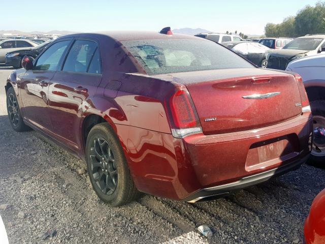 2C3CCAGG5KH632167 - 2019 CHRYSLER 300 S RED photo 3