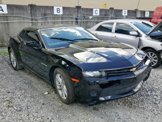 2G1FB1E39F9306232 - 2015 CHEVROLET CAMARO LS BLACK photo 1