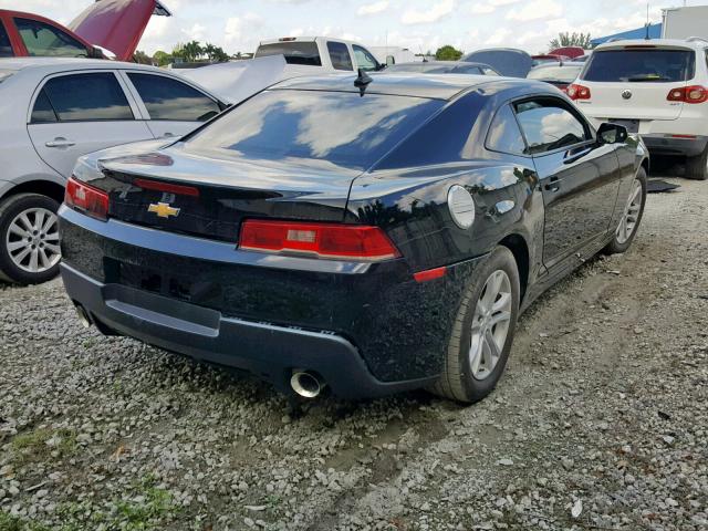 2G1FB1E39F9306232 - 2015 CHEVROLET CAMARO LS BLACK photo 4