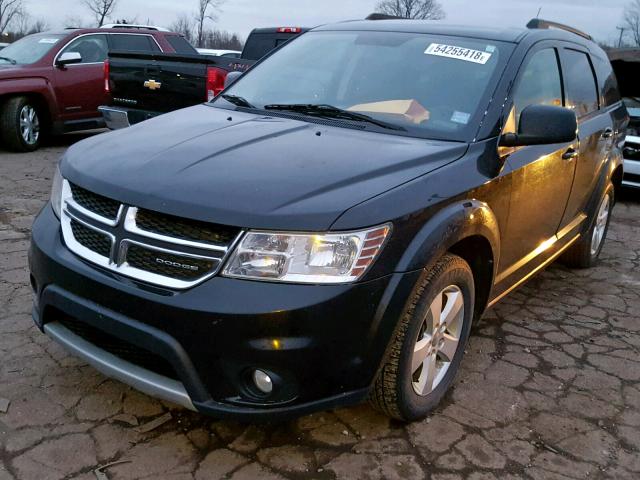 3D4PG1FG0BT528084 - 2011 DODGE JOURNEY MA BLACK photo 2