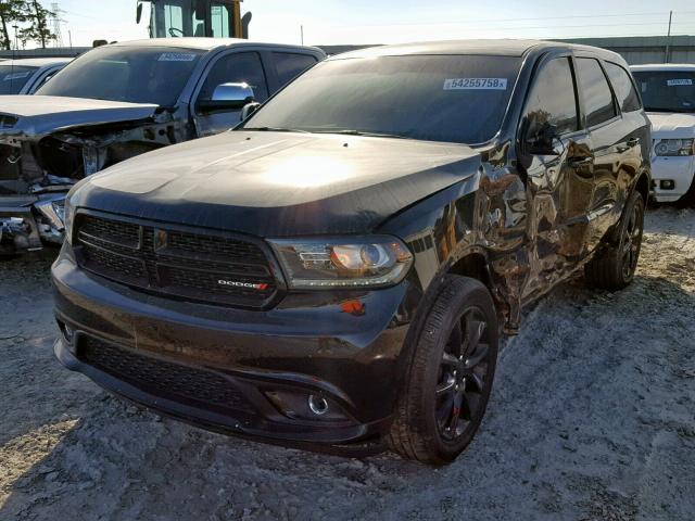 1C4RDJDG6JC213642 - 2018 DODGE DURANGO GT BLACK photo 2