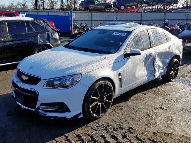 6G3F15RW1EL958455 - 2014 CHEVROLET SS WHITE photo 2