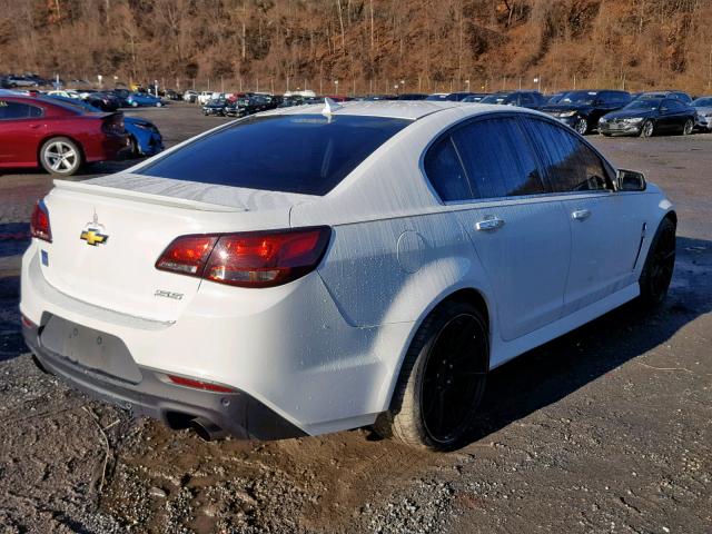 6G3F15RW1EL958455 - 2014 CHEVROLET SS WHITE photo 4