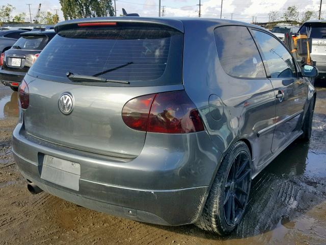 WVWEV71K06W116837 - 2006 VOLKSWAGEN NEW GTI GRAY photo 4