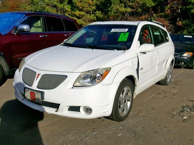 5Y2SL63815Z446343 - 2005 PONTIAC VIBE WHITE photo 2