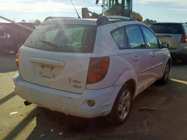 5Y2SL63815Z446343 - 2005 PONTIAC VIBE WHITE photo 4