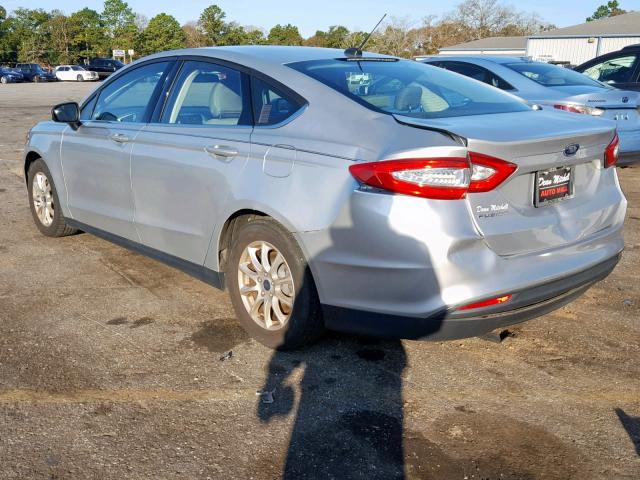 3FA6P0G77GR376204 - 2016 FORD FUSION S SILVER photo 3