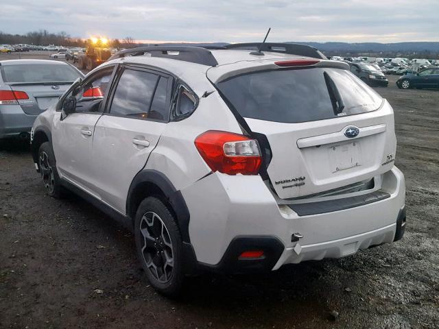 JF2GPAKC9E8227902 - 2014 SUBARU XV CROSSTR WHITE photo 3