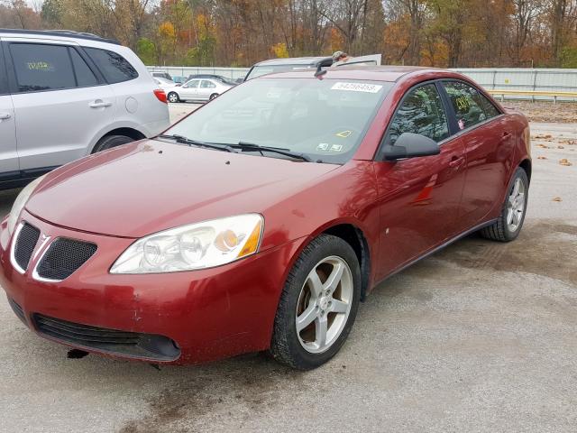 1G2ZH57N494159046 - 2009 PONTIAC G6 GT MAROON photo 2