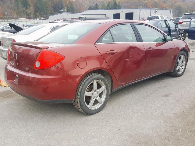 1G2ZH57N494159046 - 2009 PONTIAC G6 GT MAROON photo 4