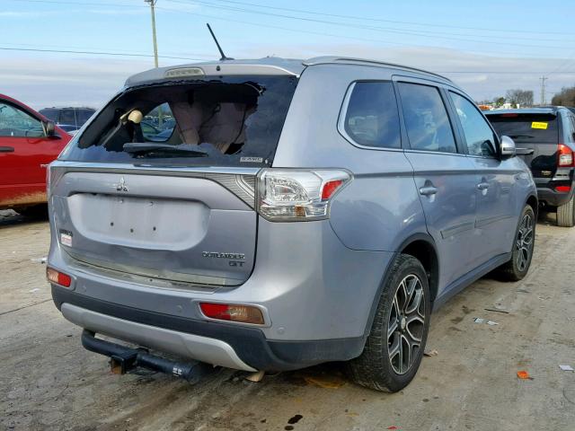 JA4JZ4AX2FZ007544 - 2015 MITSUBISHI OUTLANDER SILVER photo 4