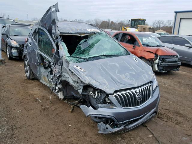 KL4CJASB9EB744636 - 2014 BUICK ENCORE GRAY photo 1