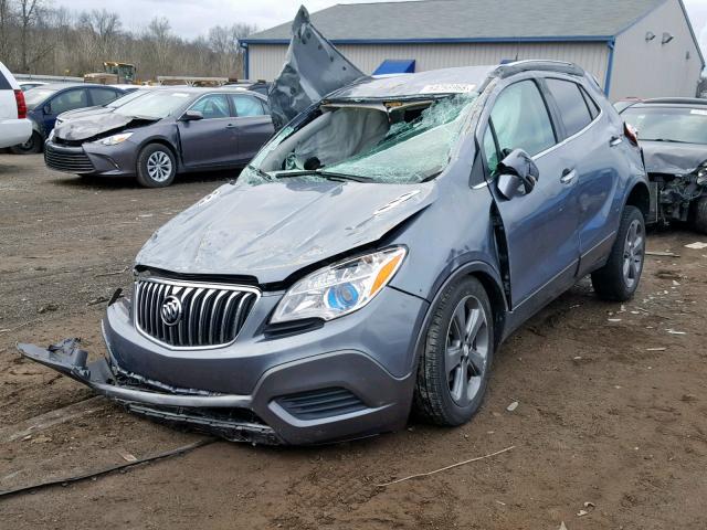 KL4CJASB9EB744636 - 2014 BUICK ENCORE GRAY photo 2