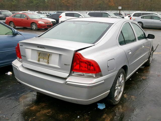 YV1RS592852480989 - 2005 VOLVO S60 2.5T SILVER photo 4