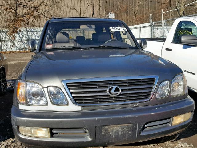 JT6HT00W5X0028876 - 1999 LEXUS LX 470 GRAY photo 9