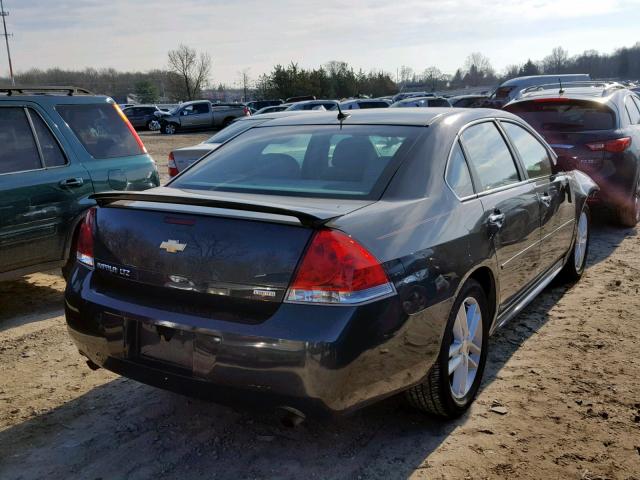 2G1WC5E39E1182173 - 2014 CHEVROLET IMPALA LIM BLACK photo 4