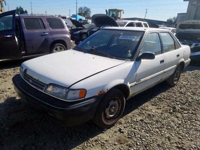 1Y1SK5166LZ053865 - 1990 GEO PRIZM BASE WHITE photo 2