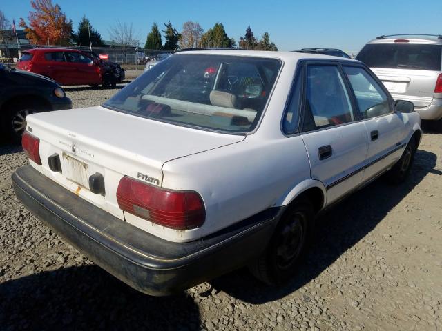 1Y1SK5166LZ053865 - 1990 GEO PRIZM BASE WHITE photo 4
