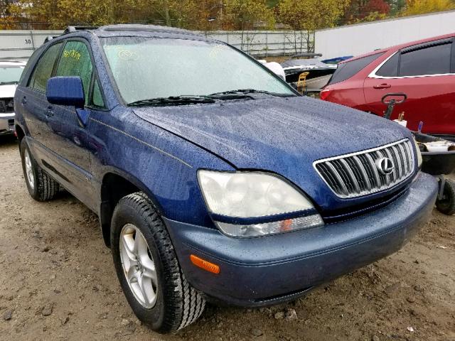 JTJHF10U720251544 - 2002 LEXUS RX 300 BLUE photo 1