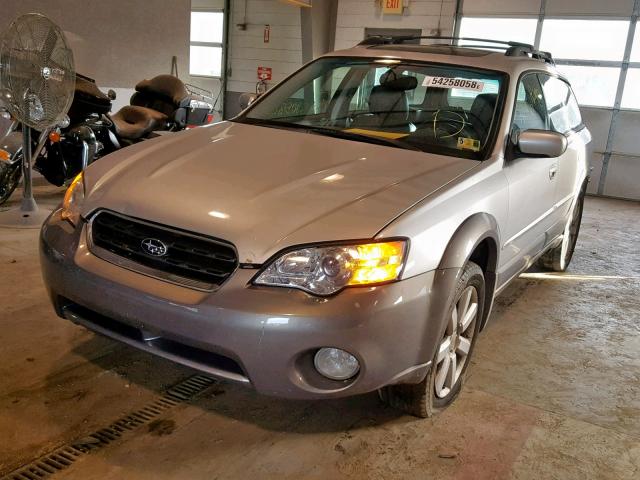 4S4BP62C167317134 - 2006 SUBARU LEGACY OUT SILVER photo 2