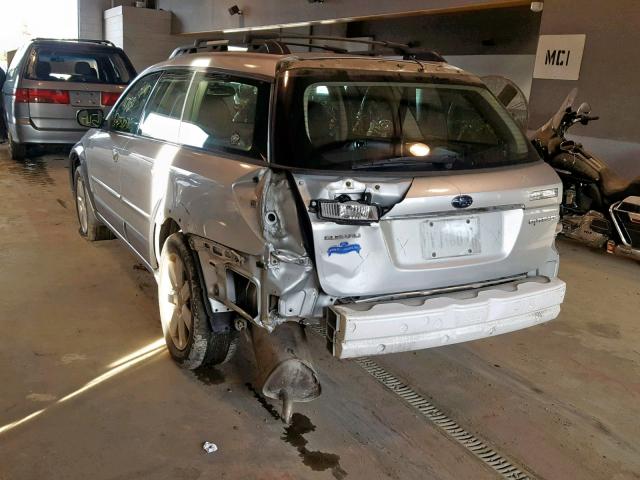 4S4BP62C167317134 - 2006 SUBARU LEGACY OUT SILVER photo 3