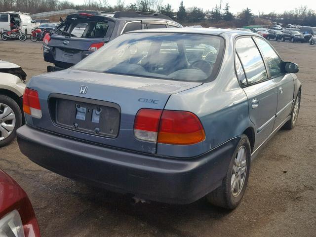 2HGEJ6613YH537461 - 2000 HONDA CIVIC BASE BLUE photo 4