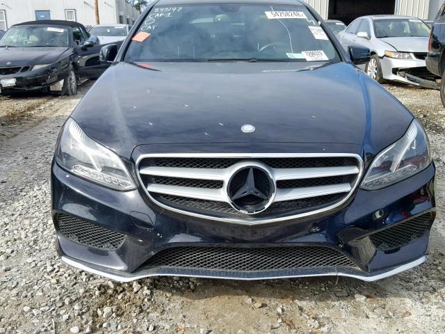 WDDHF5KB7EA843147 - 2014 MERCEDES-BENZ E 350 BLACK photo 9