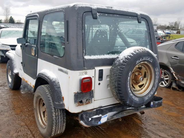 2J4FY19E4KJ123762 - 1989 JEEP WRANGLER / WHITE photo 10