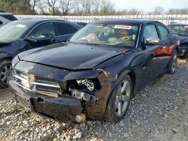 2B3KA33G08H321108 - 2008 DODGE CHARGER SX BLACK photo 2