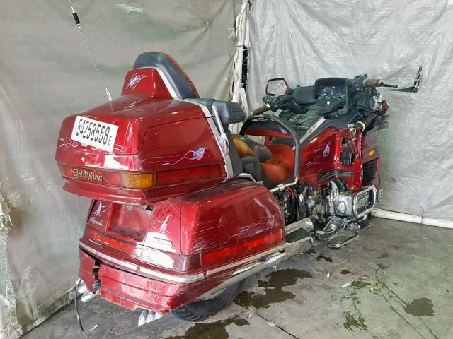 1HFSC2208PA500409 - 1993 HONDA GL1500 A RED photo 4