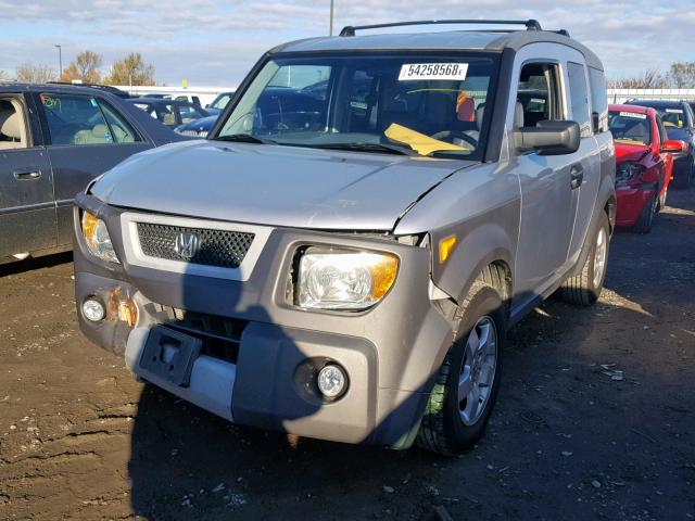 5J6YH28624L033564 - 2004 HONDA ELEMENT EX SILVER photo 2