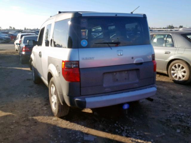 5J6YH28624L033564 - 2004 HONDA ELEMENT EX SILVER photo 3