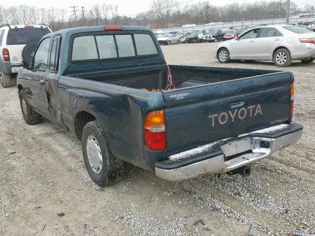 4TAVL52N2VZ238854 - 1997 TOYOTA TACOMA XTR GREEN photo 3