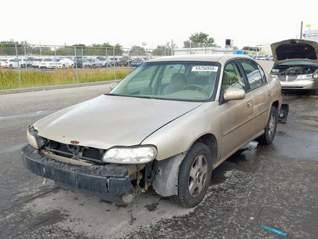1G1NE52J92M635538 - 2002 CHEVROLET MALIBU LS ბეჟი ფოტო 2