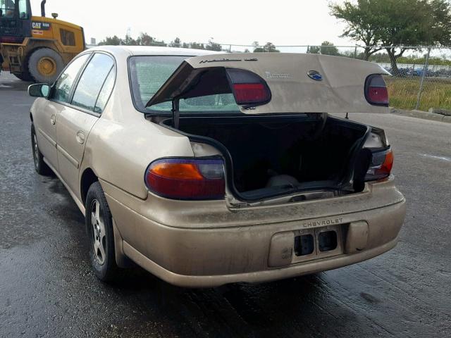 1G1NE52J92M635538 - 2002 CHEVROLET MALIBU LS ბეჟი ფოტო 3