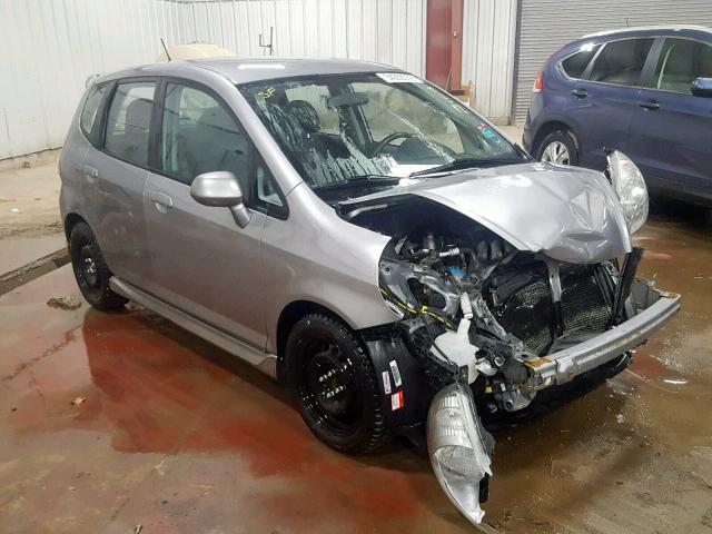 JHMGD37687S042637 - 2007 HONDA FIT S SILVER photo 1