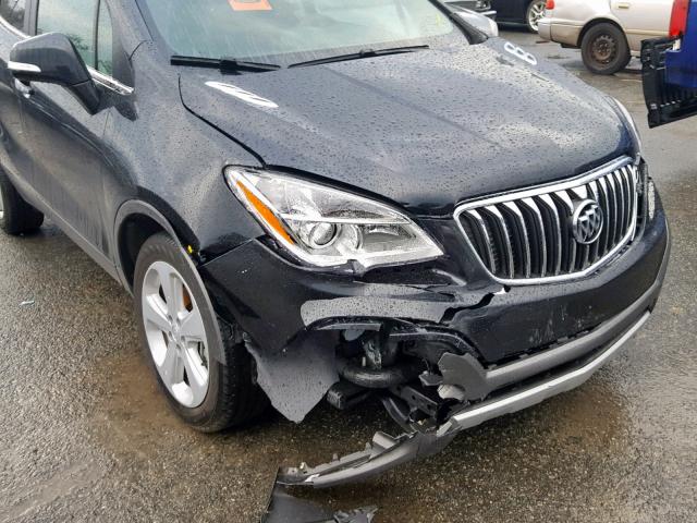 KL4CJASB2GB536259 - 2016 BUICK ENCORE BLACK photo 9