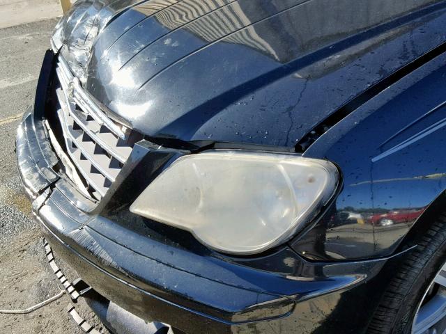 2A8GM68X08R638220 - 2008 CHRYSLER PACIFICA T BLACK photo 10