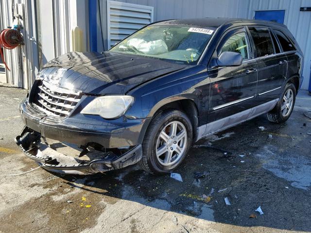 2A8GM68X08R638220 - 2008 CHRYSLER PACIFICA T BLACK photo 2