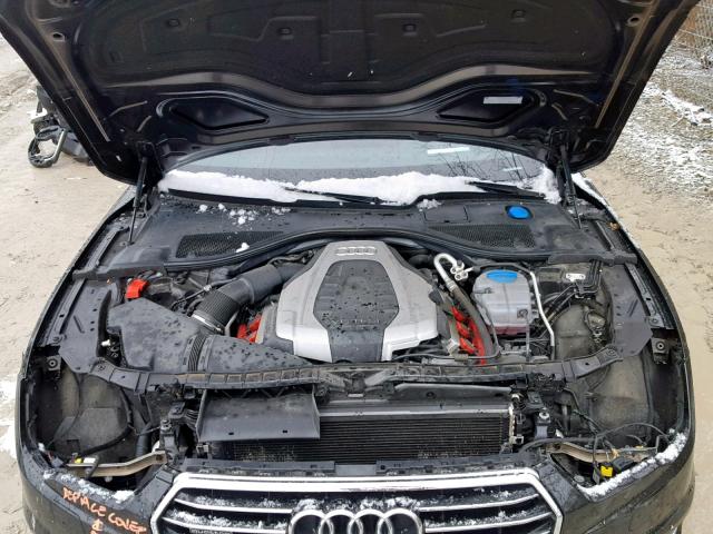 WAU2GAFC7GN025063 - 2016 AUDI A7 PRESTIG GRAY photo 7