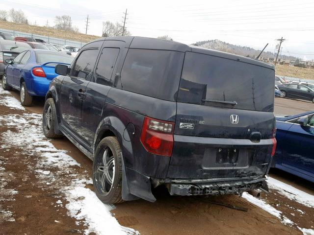 5J6YH17997L004315 - 2007 HONDA ELEMENT SC BLACK photo 3