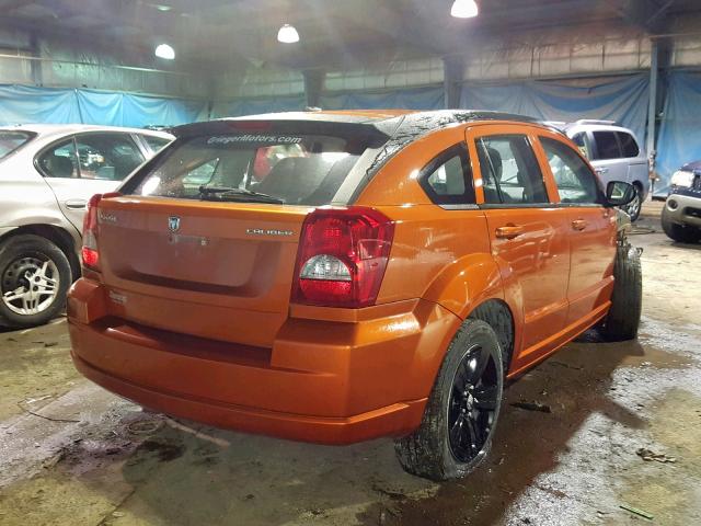 1B3CB3HA3BD113797 - 2011 DODGE CALIBER MA ORANGE photo 4