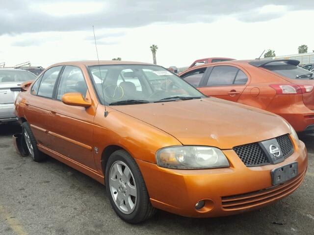 3N1AB51D16L479394 - 2006 NISSAN SENTRA SE- ORANGE photo 1