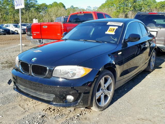 WBAUP7C51CVP24006 - 2012 BMW 128 I BLACK photo 2